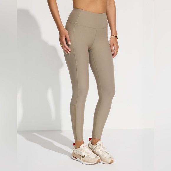 Mondetta Pants - Mondetta High-Waist Legging in Taupe